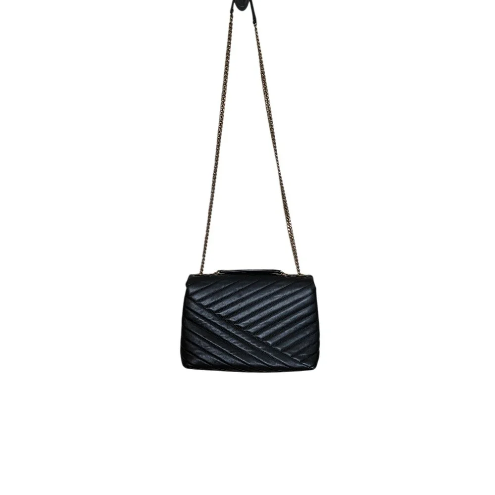 Tory Burch Kira‎ Chevron Small Convertible Shoulder Chain Bag Crossbody